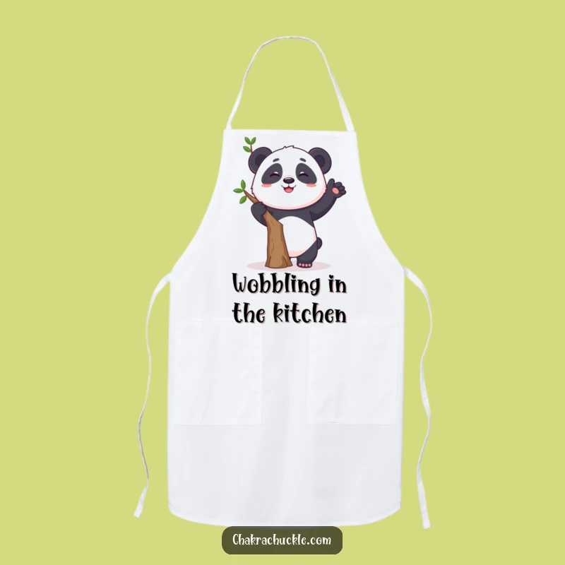 Funny Panda Yoga Apron - Hilarious Kitchen Wear for a Giggle-Filled Chef
