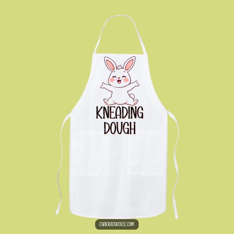 Funny Yoga Bunny Apron, a Cute and Humorous Kitchen Gift