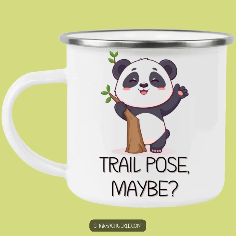 Funny Panda Yoga Camping Mug - Durable and Hilarious Outdoor Drinkware