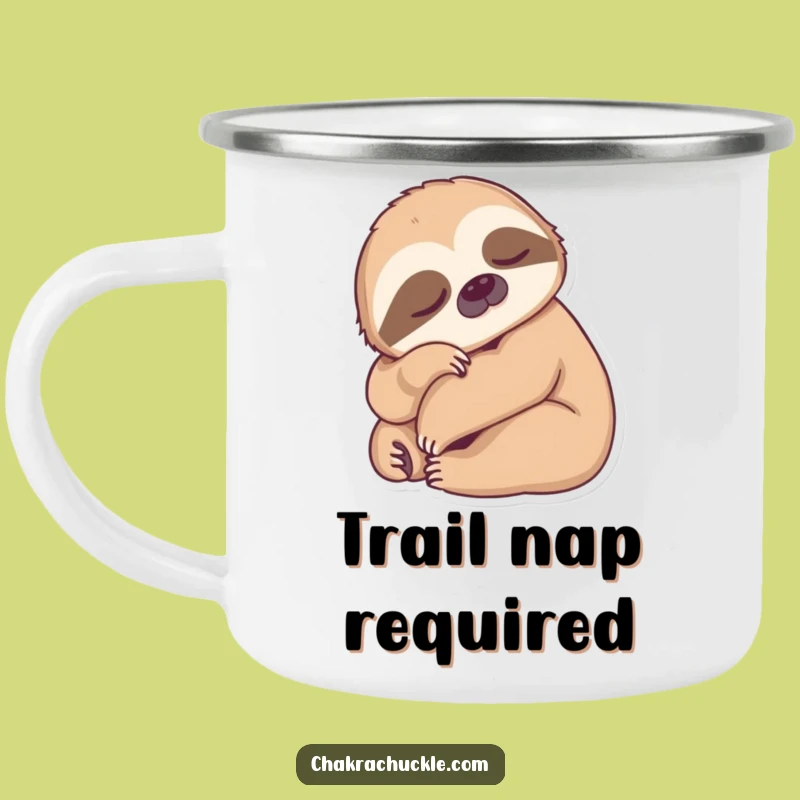 Funny Sloth Camp Mug - Relaxing Brews in Nature, Perfect Gift!