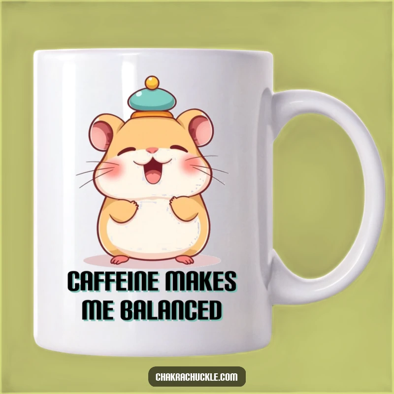 Funny Hamster Zen Master Mug: Balance Your Day with This Hilarious Gift