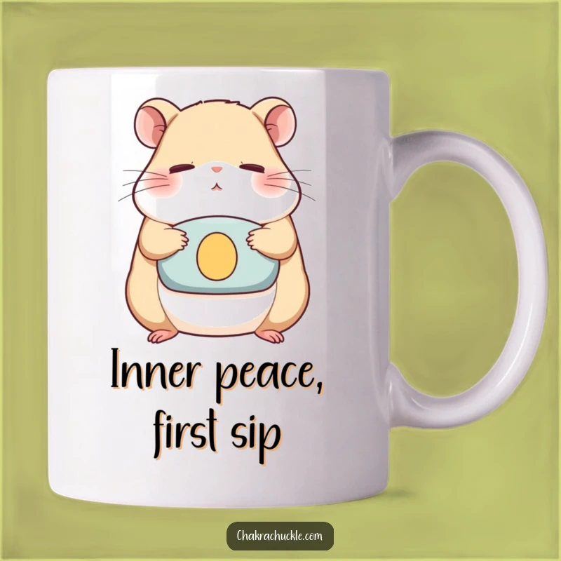 Funny Hamster Zen Master Mug - Perfect Serene Meditation Gift for Him or Her