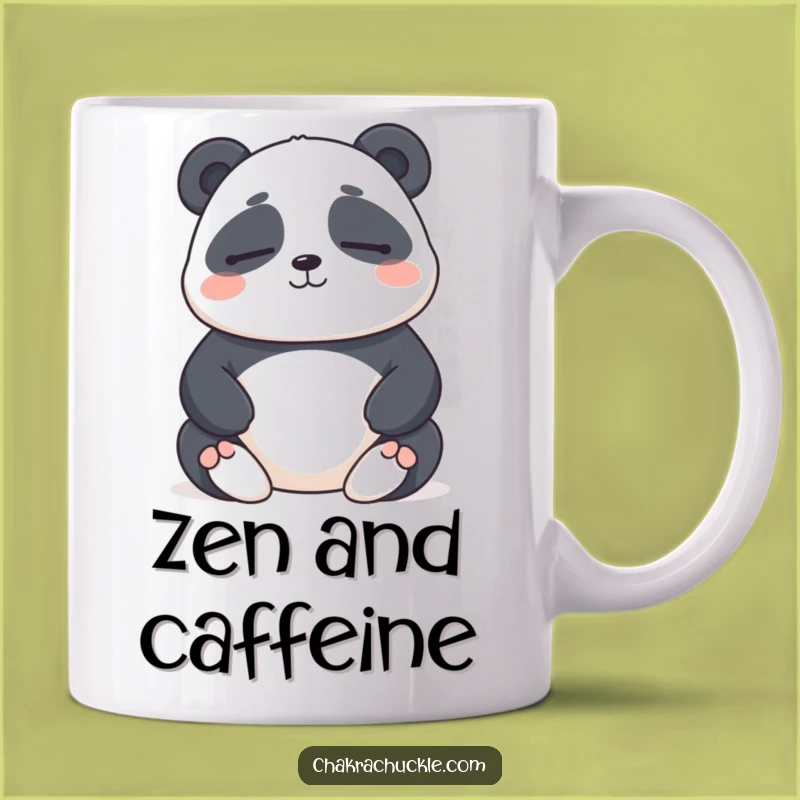 Funny Panda Meditation Mug: Inner Peace and Smiles, a Perfect Funny Gift
