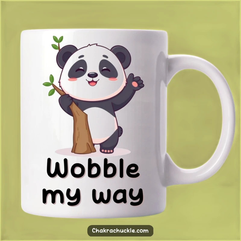 Funny Panda Yoga Mug - Hilarious Yogi Panda Gift for Tree Pose Enthusiasts