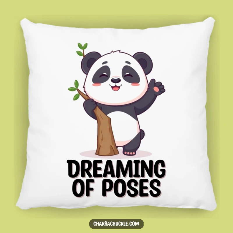 Funny Panda Yoga Pillow - Comfy and Hilarious Decor for Zen-like Relaxation