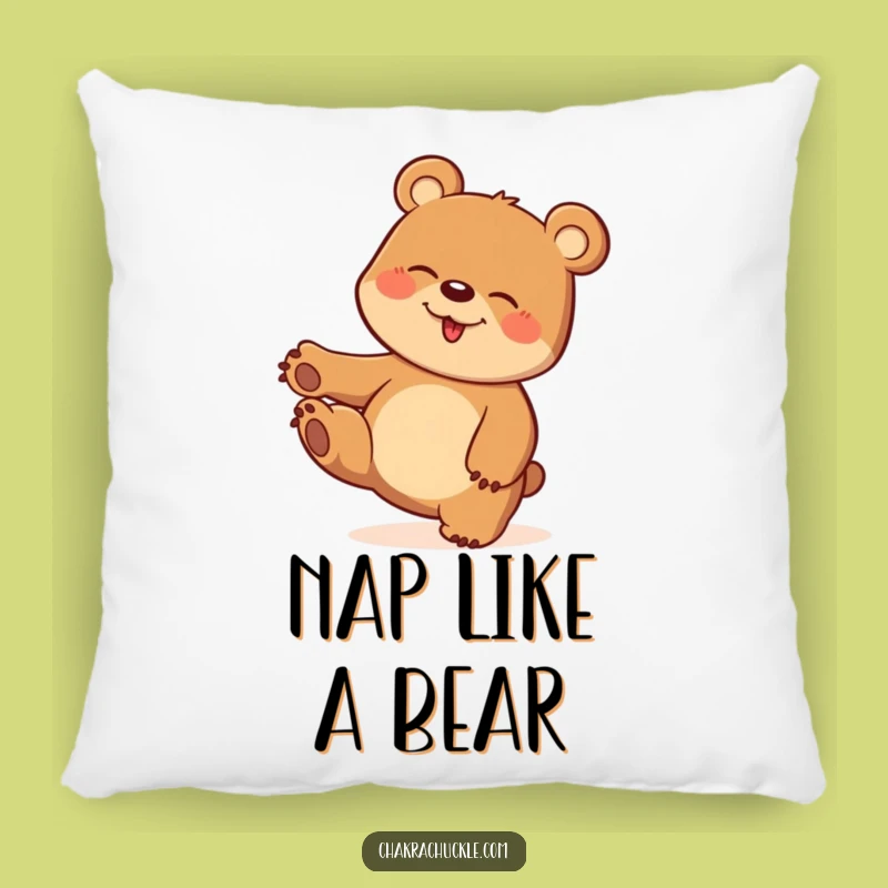 Funny Giggling Bear Pillow: Soft Playful Twist Cushion, Adorable Funny Gift