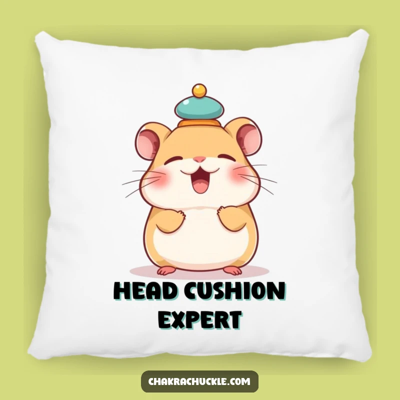 Funny Hamster Balance Pillow: Huggable Humor for Your Zen Moments