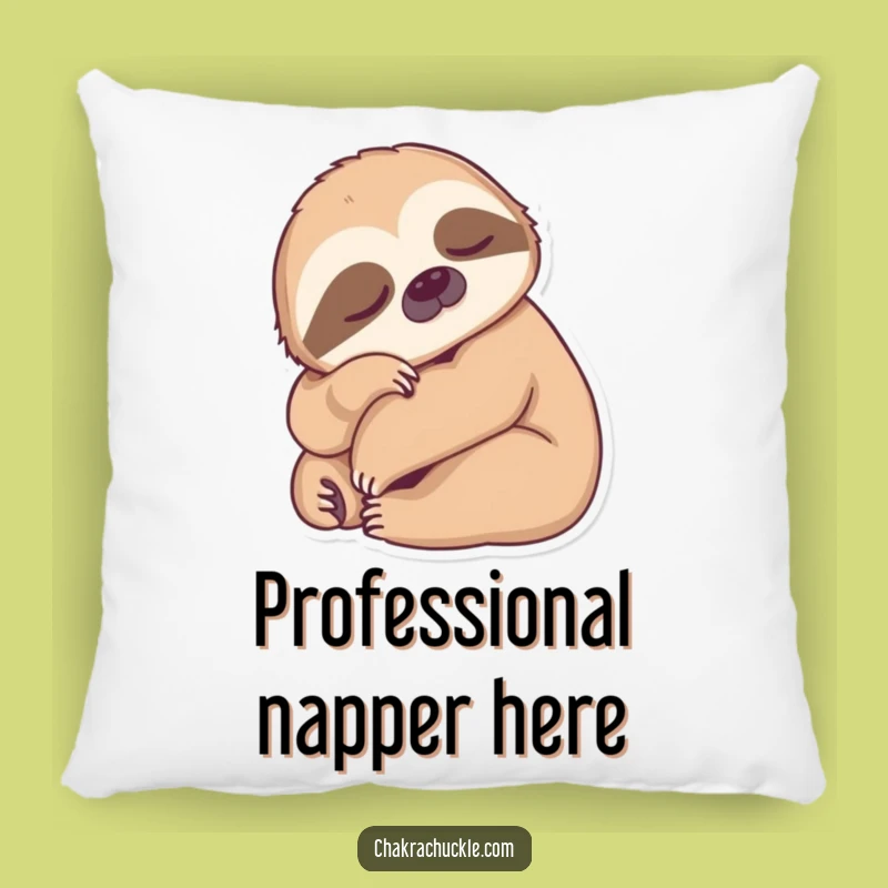 Funny Sloth Forward Fold Pillow - Ultimate Cozy Comfort, Perfect Accent Gift!