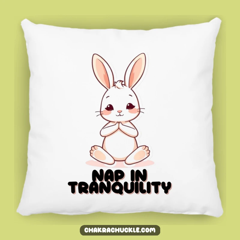 Funny Yoga Bunny Pillow: Cozy Comfort, a Soft Hilarious Gift