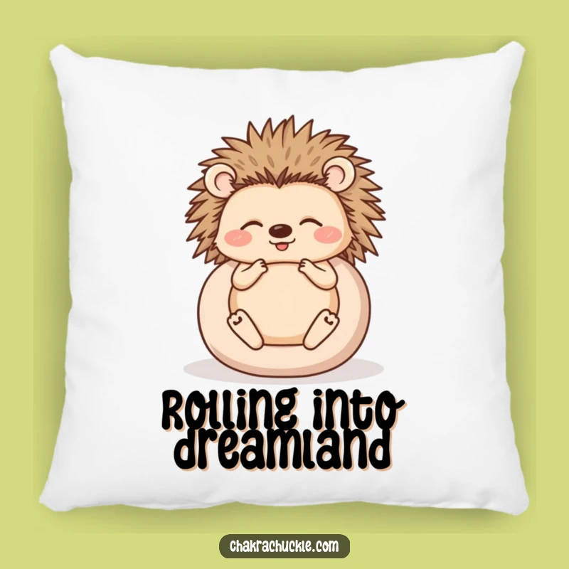 Funny Hedgehog Pillow: Huggable Zen for Your Meditative Moments