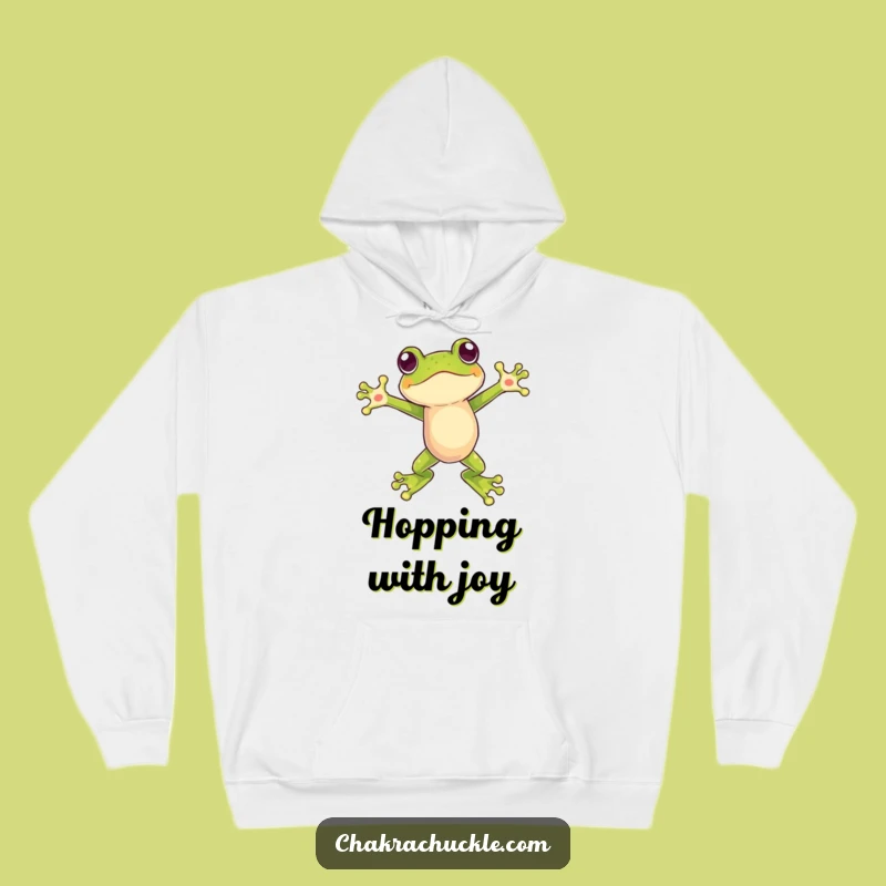 Cozy Funny Frog Hoodie: Leap into Comfort with a Humorous Gift