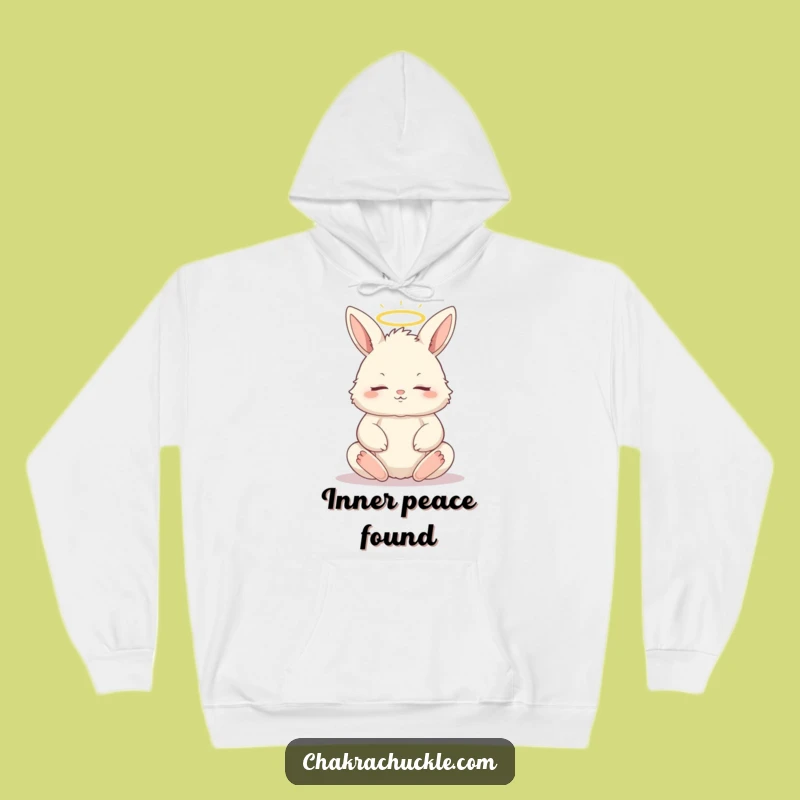 Cozy Funny Zen Bunny Hoodie - Ultimate Comfort for Peaceful Moments