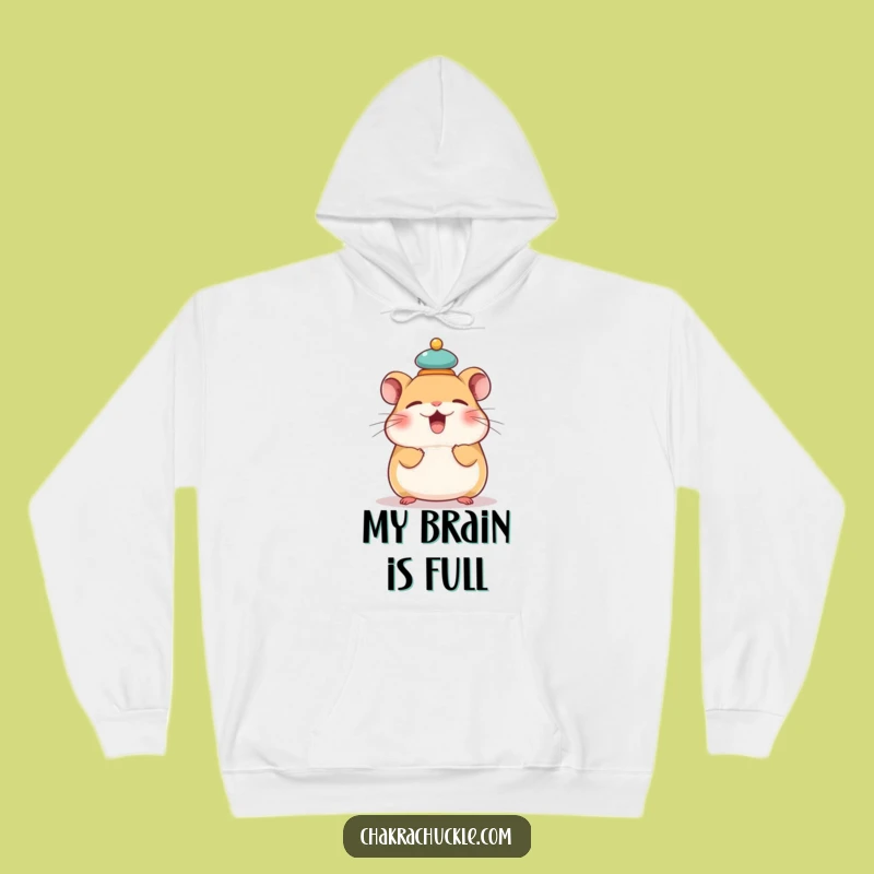 Funny Hamster Cozy Hoodie: Your Balanced Comfort for Relaxed Moments