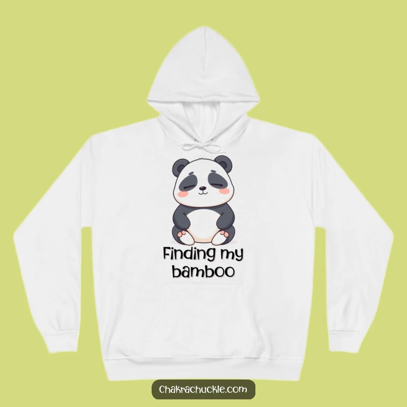 Funny Panda Meditation Hoodie: Cozy Calm, a Comfortable Funny Gift