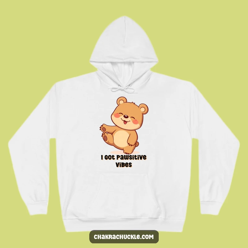 Funny Giggling Bear Hoodie: Cozy Playful Twist Sweatshirt, Ultimate Funny Gift