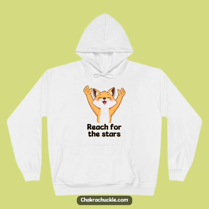 Cozy Funny Fox Hoodie - Embrace Warmth and Joyful Stretches, Perfect Gift!