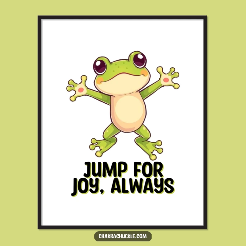 Free Printable Frog Wall Art: Dynamic Downloadable Gift for Fun Decor