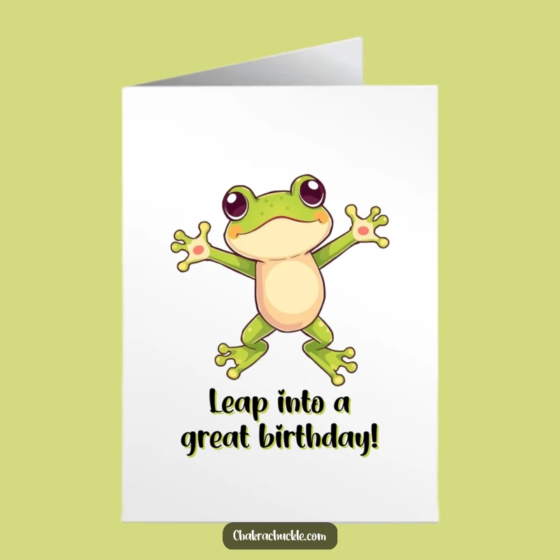 Free Printable Frog Birthday Card: Leap into Fun with this Downloadable Gift