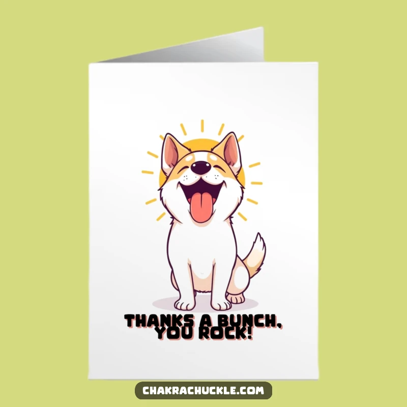 Free Printable Thank You Dog Yoga Card - Hilarious Downloadable Appreciation Gift