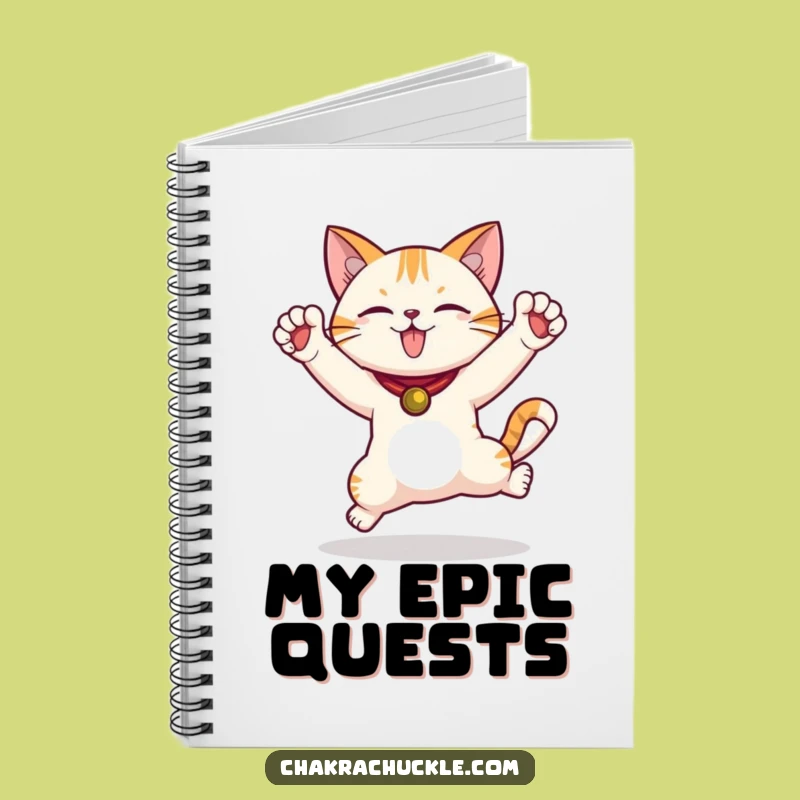 Funny Cat Yoga Notebook - Jot Down Ideas with Glee, Perfect Gift!