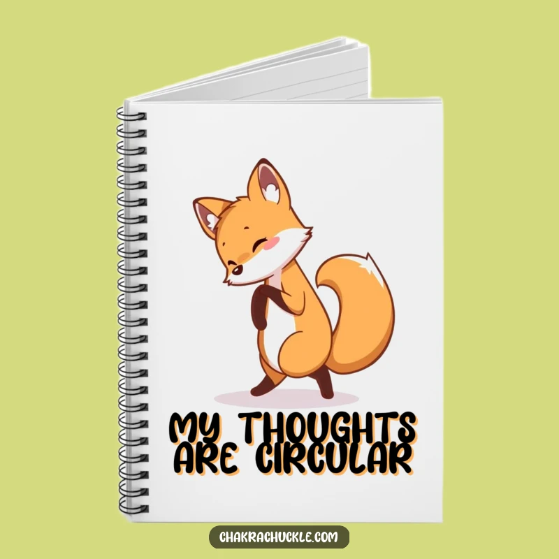 Funny Fox Notebook: Jot Down Ideas with a Playful Yoga Fox, Perfect Funny Gift