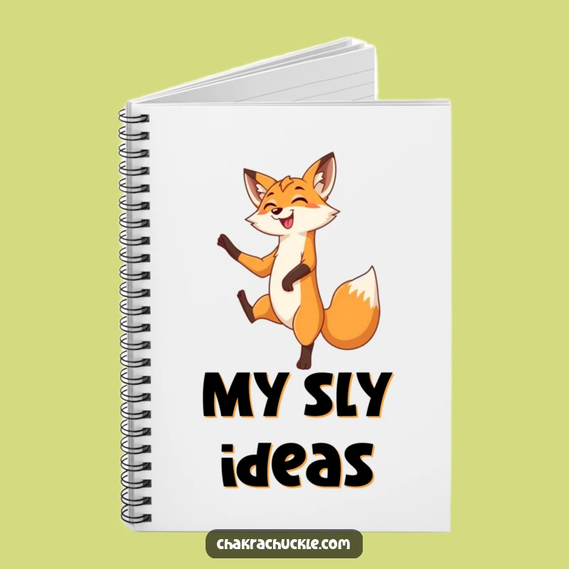 Funny Fox Tree Pose Notebook: Graceful Yoga Journal for Fox Lovers