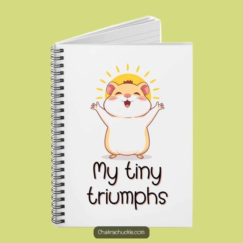 Funny Hamster Sun Salutation Notebook: Yoga Journal for Hamster Fans
