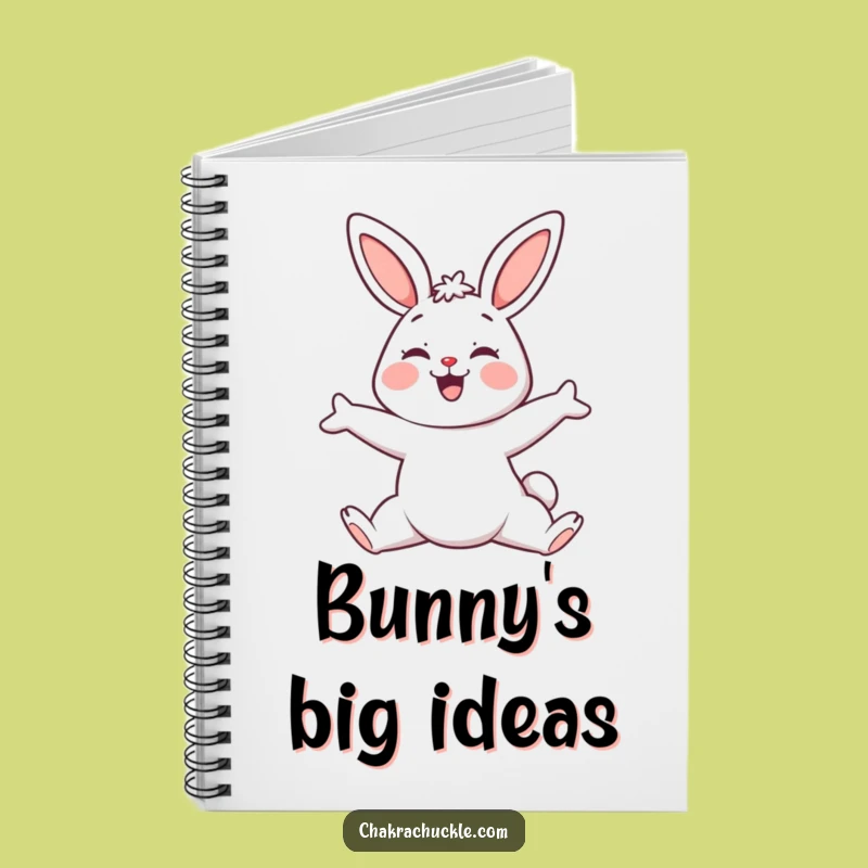 Funny Yoga Bunny Notebook, a Cute Gift for Peaceful Planning