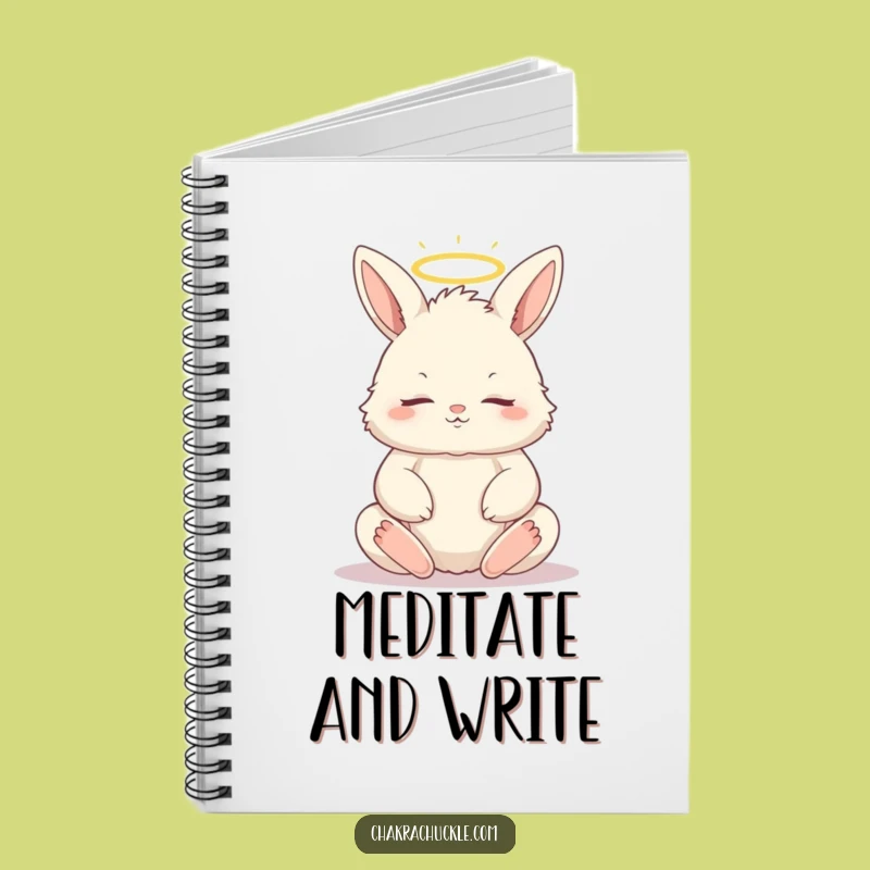 Funny Yoga Bunny Notebook - Jot Down Thoughts with Inner Peace!