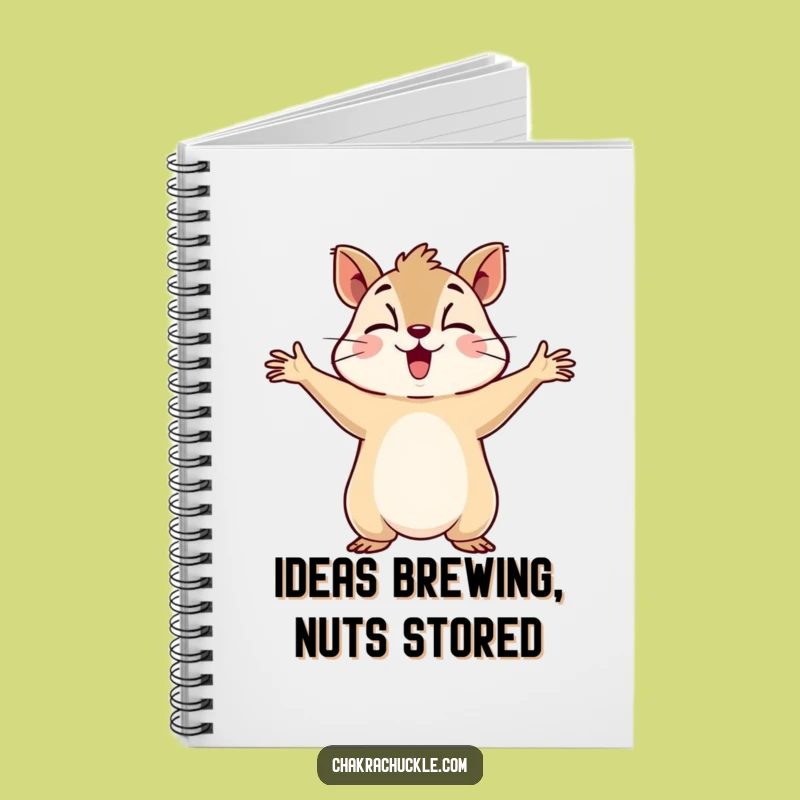 Funny Squirrel Journal: Jot Down Thoughts with Humorous Deep Breaths