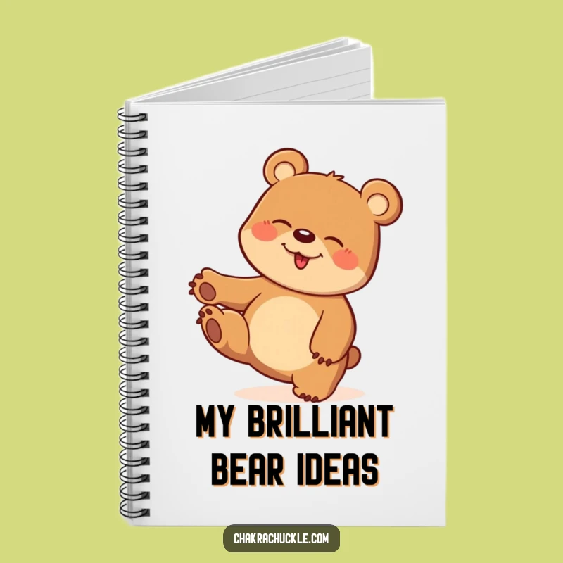 Funny Giggling Bear Notebook: Playful Twist Journal, Perfect Funny Gift for Writers