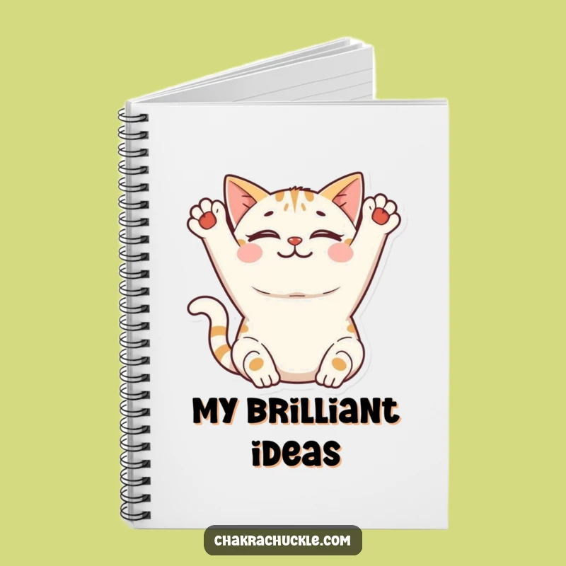 Funny Cat Notebook: Peaceful Stretcher - Journal Gift!