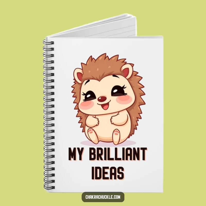 Funny Hedgehog Baby Pose Notebook: Giggling Journal for Happy Thoughts