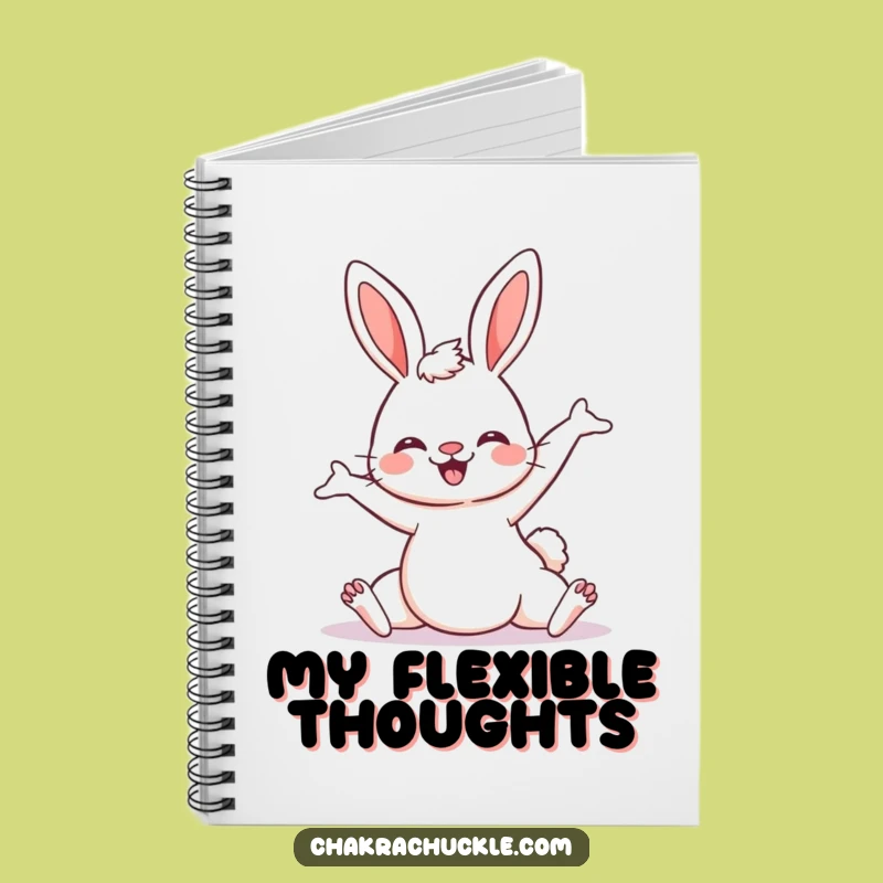 Funny Kawaii Bunny Yoga Notebook: Cute Downward Dog Journal for Notes and Ideas Gift