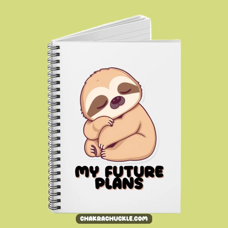 Funny Sloth Yoga Notebook - Journal Your Thoughts with Calm, Perfect Gift!