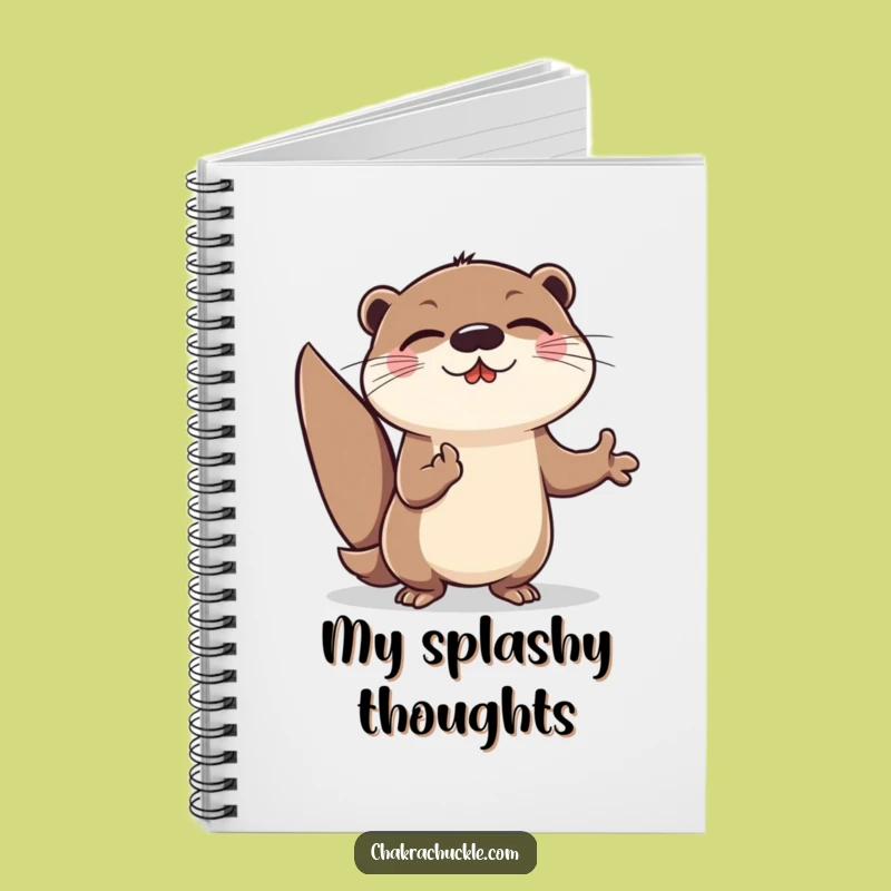 Funny Otter Meditation Notebook: Energetic Yogi for Journaling & Hilarious Notes