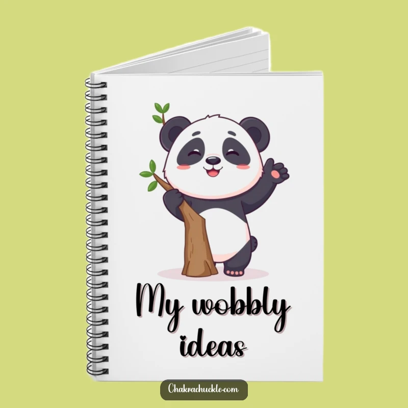 Funny Panda Yoga Notebook - Hilarious Journal for Mindful Musings and Giggles