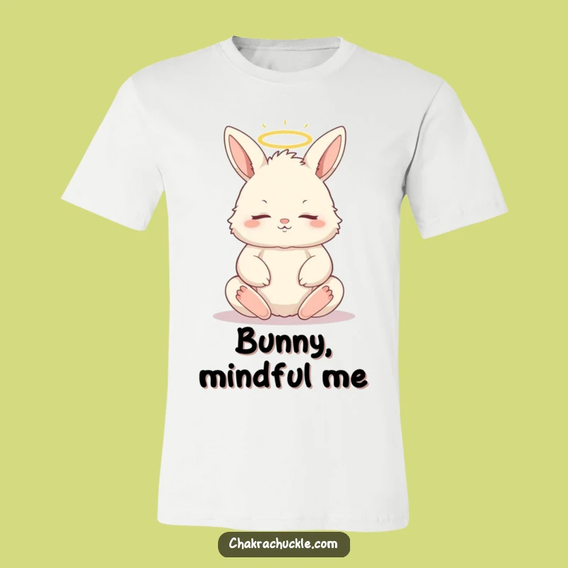 Funny Yoga Bunny T-Shirt - Serene Character Tee for Peaceful Gifts