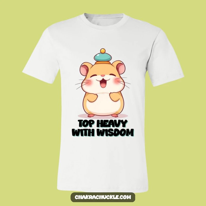Funny Hamster Zen Tee: Wear Your Balance with This Humorous Shirt