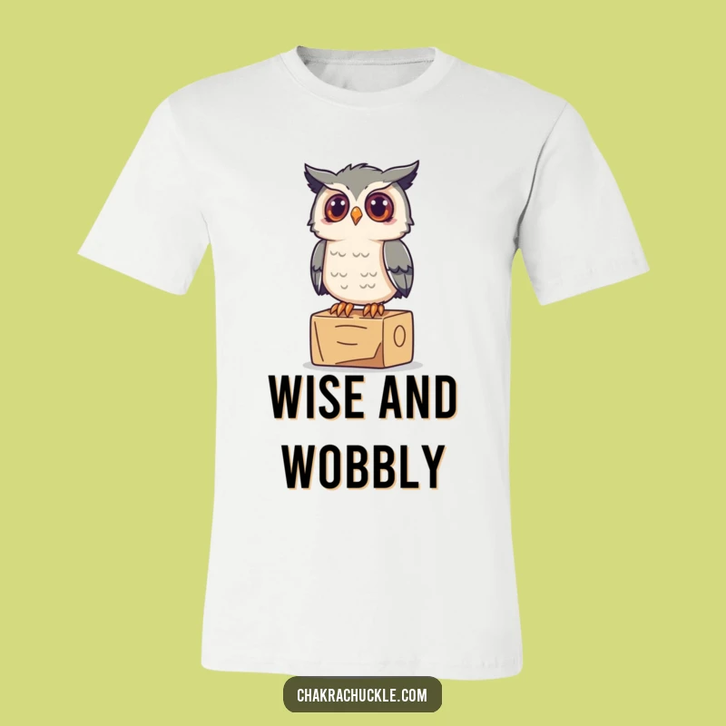 Funny Owl T-Shirt: Curious Percher - Intellectual Gift!