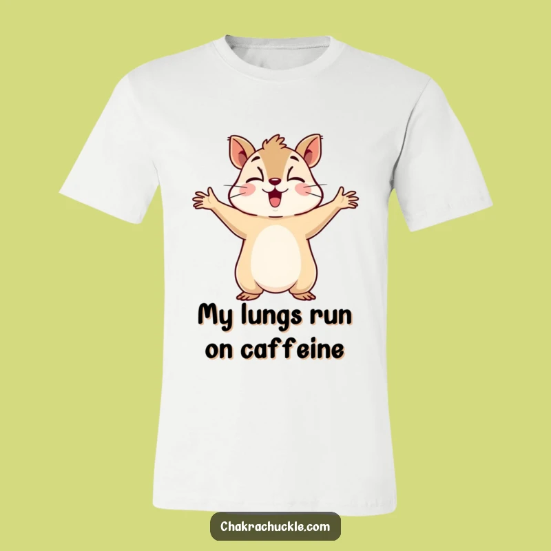 Funny Squirrel Zen Tee: Wear Your Deep Breath with This Humorous Shirt