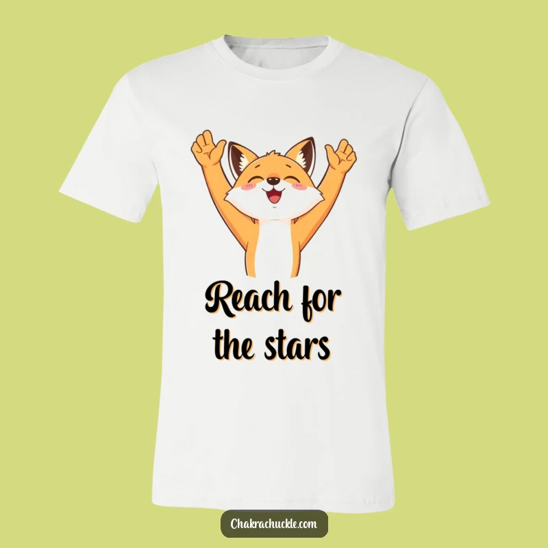 Funny Stretching Fox T-Shirt - Unleash Your Morning Energy, Great Gift!