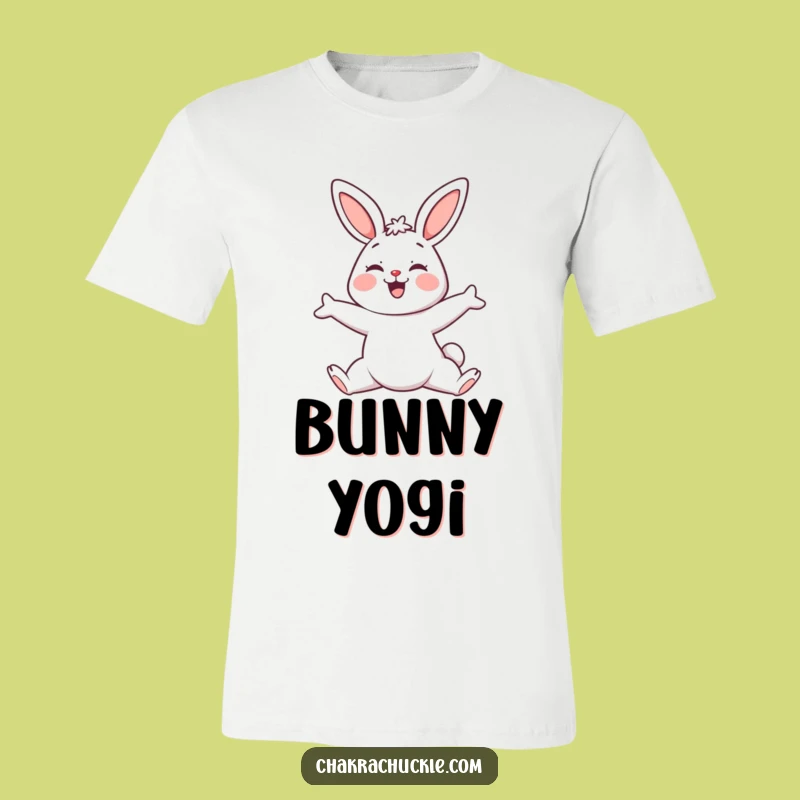 Funny Yoga Bunny T-Shirt, a Cute and Playful Gift for Yogis
