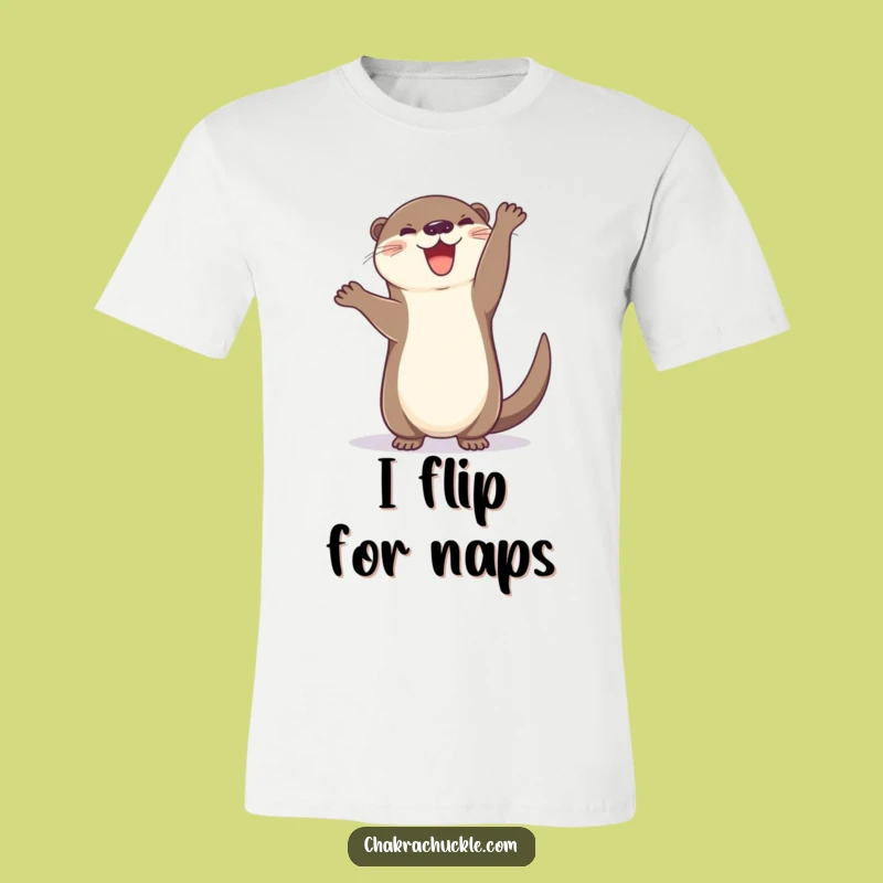 Funny Otter Handstand T-Shirt: Hilarious Animal Yoga Tee for Otter Enthusiasts