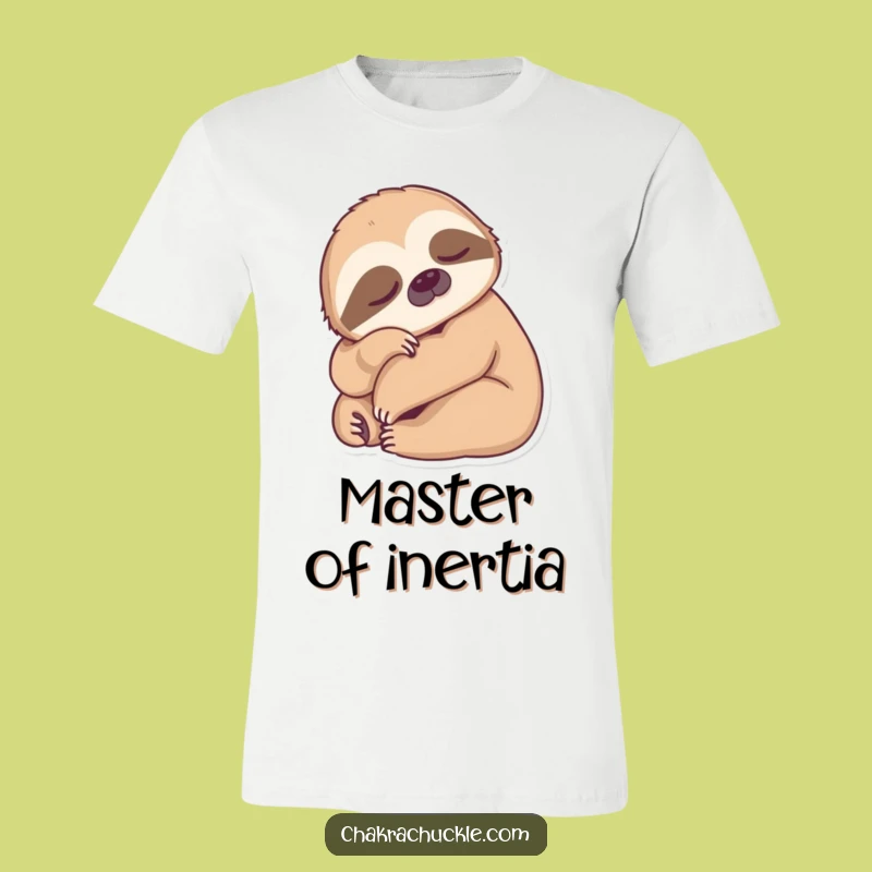 Funny Sloth Forward Fold T-Shirt - Embrace the Chill, Great Gift!