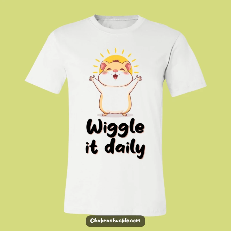 Funny Hamster Sun Salutation T-Shirt: Yoga Tee for Hamster Lovers